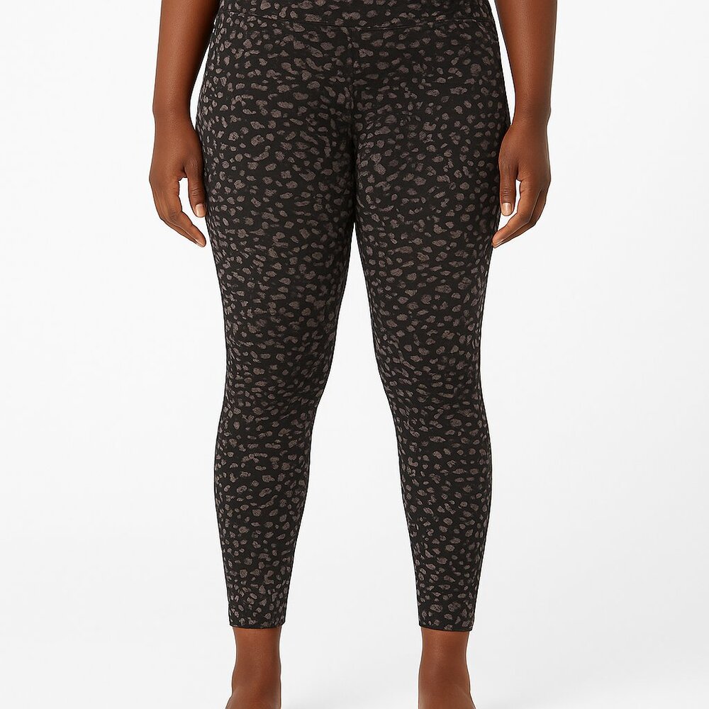 Black and Tan Patterned Leggings - PRANA